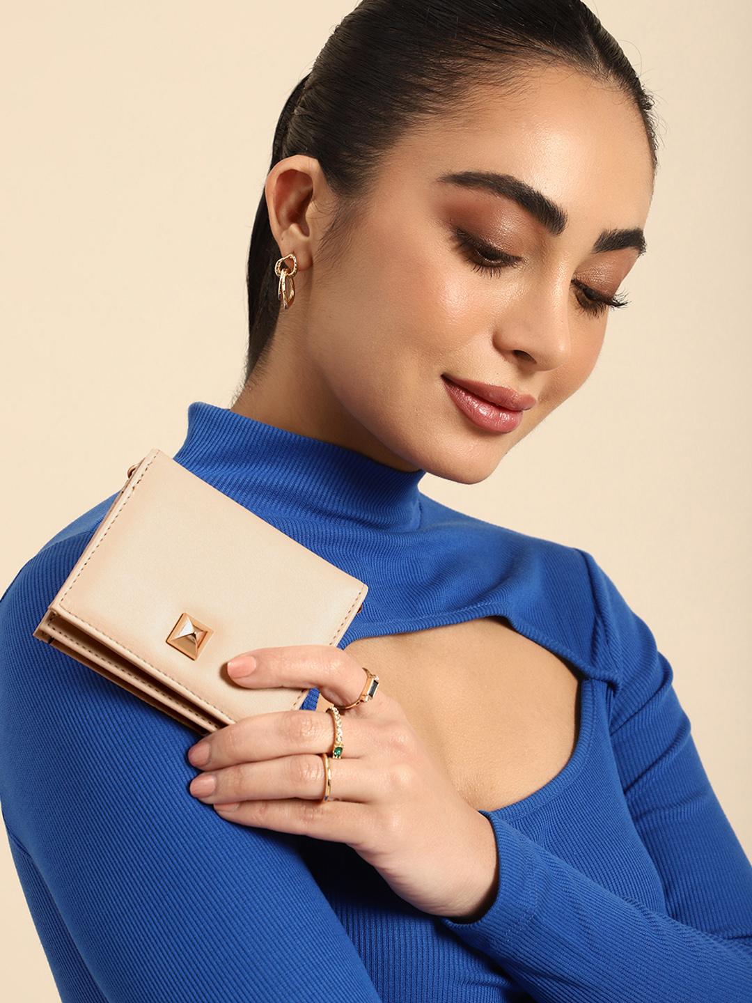 Buy DressBerry Women Envelope Wallet With Detachable Sling Strap ...