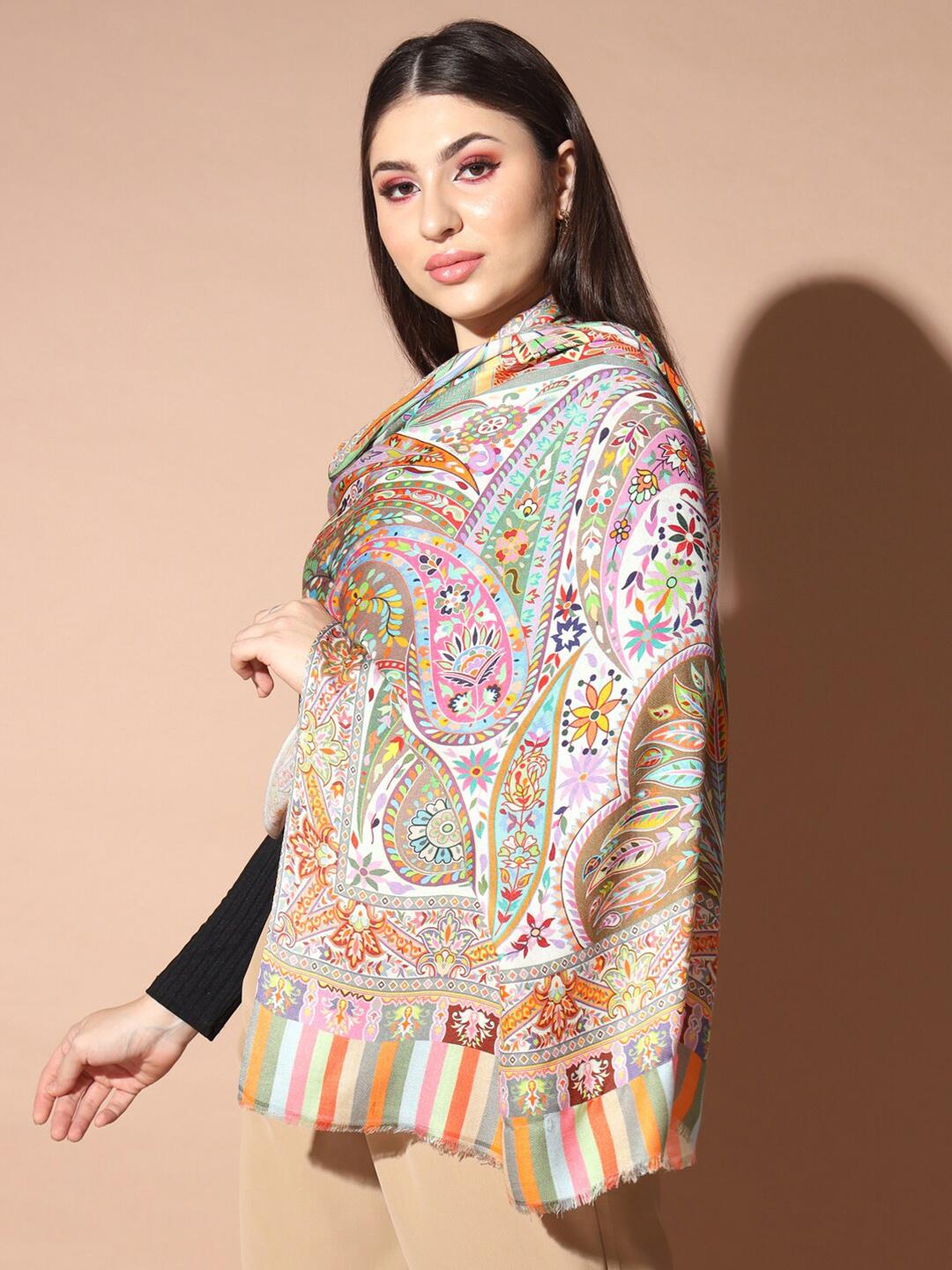 Buy Pashmoda Women Paisley Printed Modal Stole -  - Accessories for Women