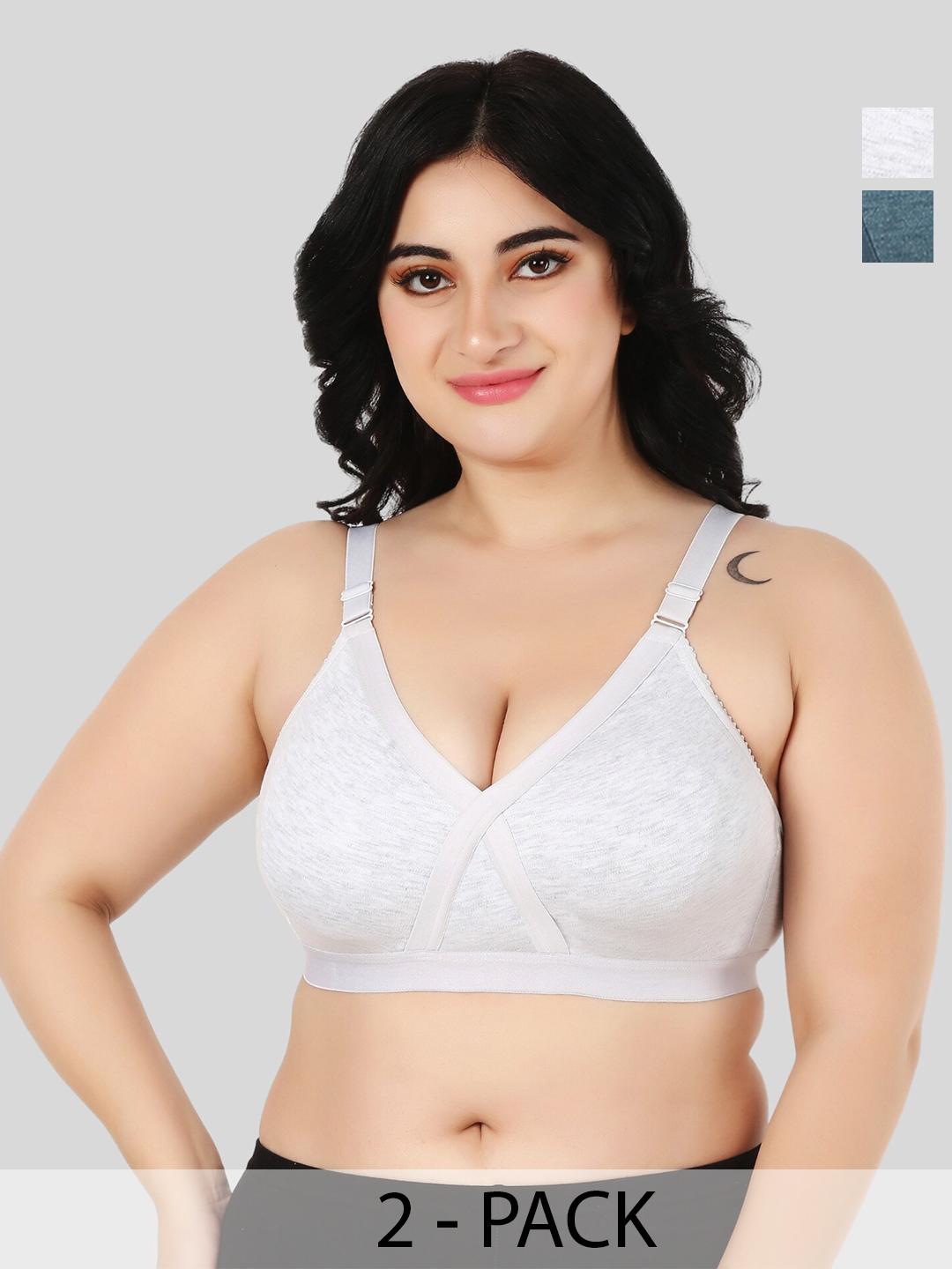 Buy FUNAHME Pack Of 2 Medium Coverage T Shirt Bra With All Day Comfort -  - Apparel for Women