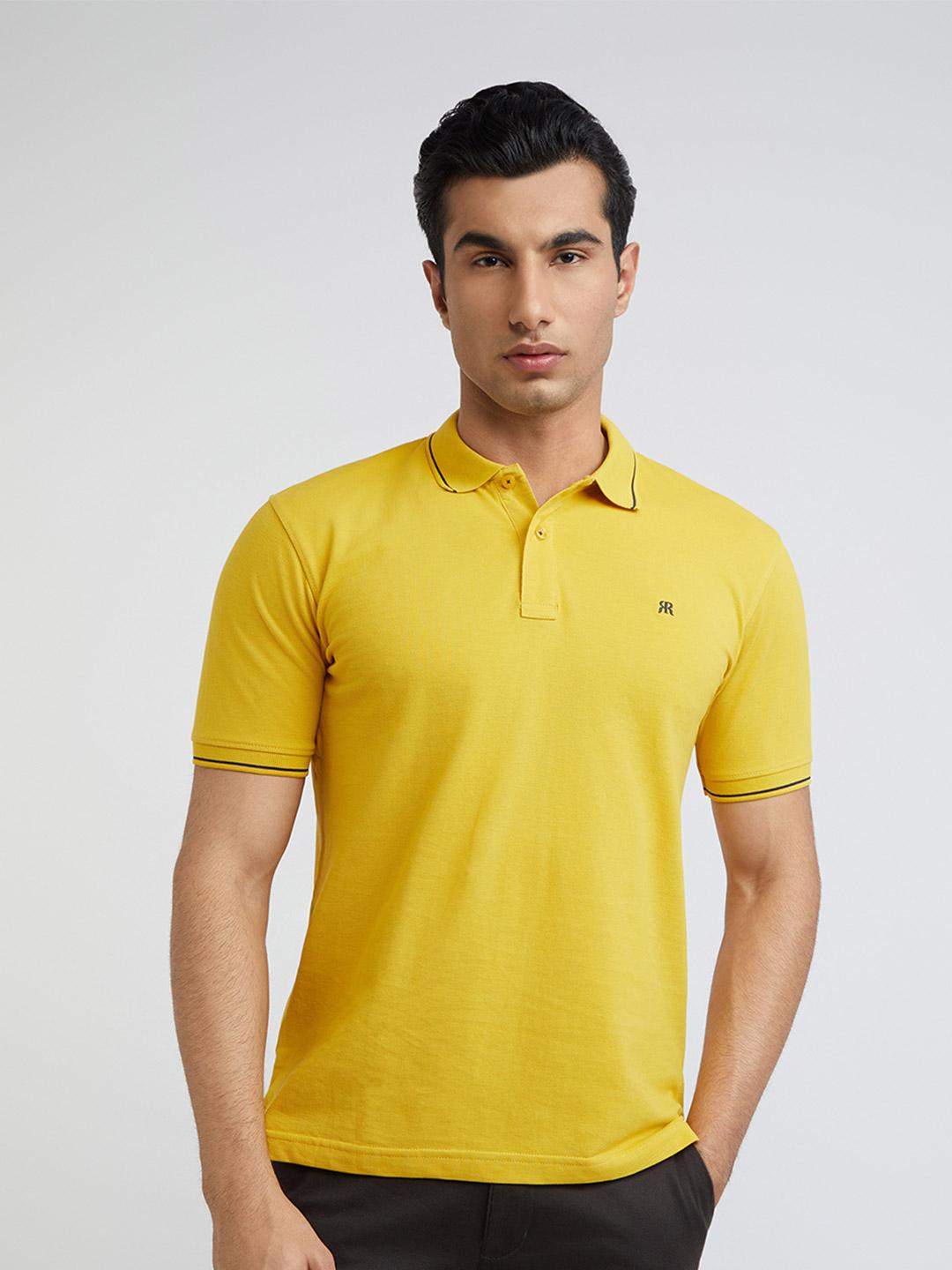 Buy Raymond Pure Cotton Polo Collar T Shirt - - Apparel for Men