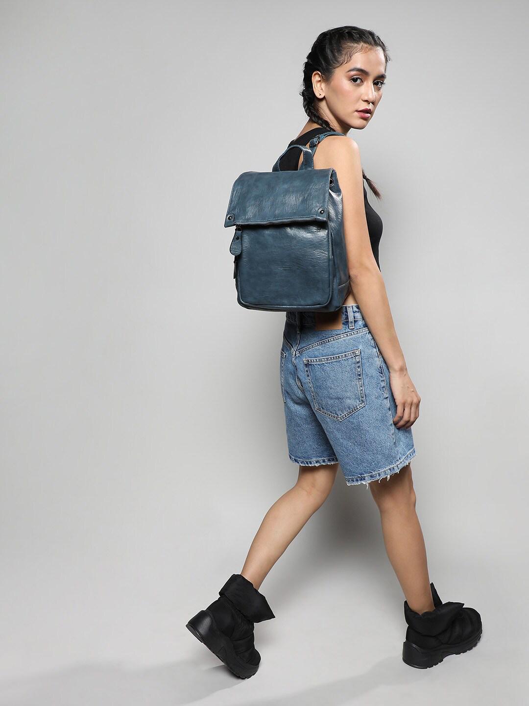 Buy HAUTE SAUCE The Venture Mini Non Padded Leather Backpack ...