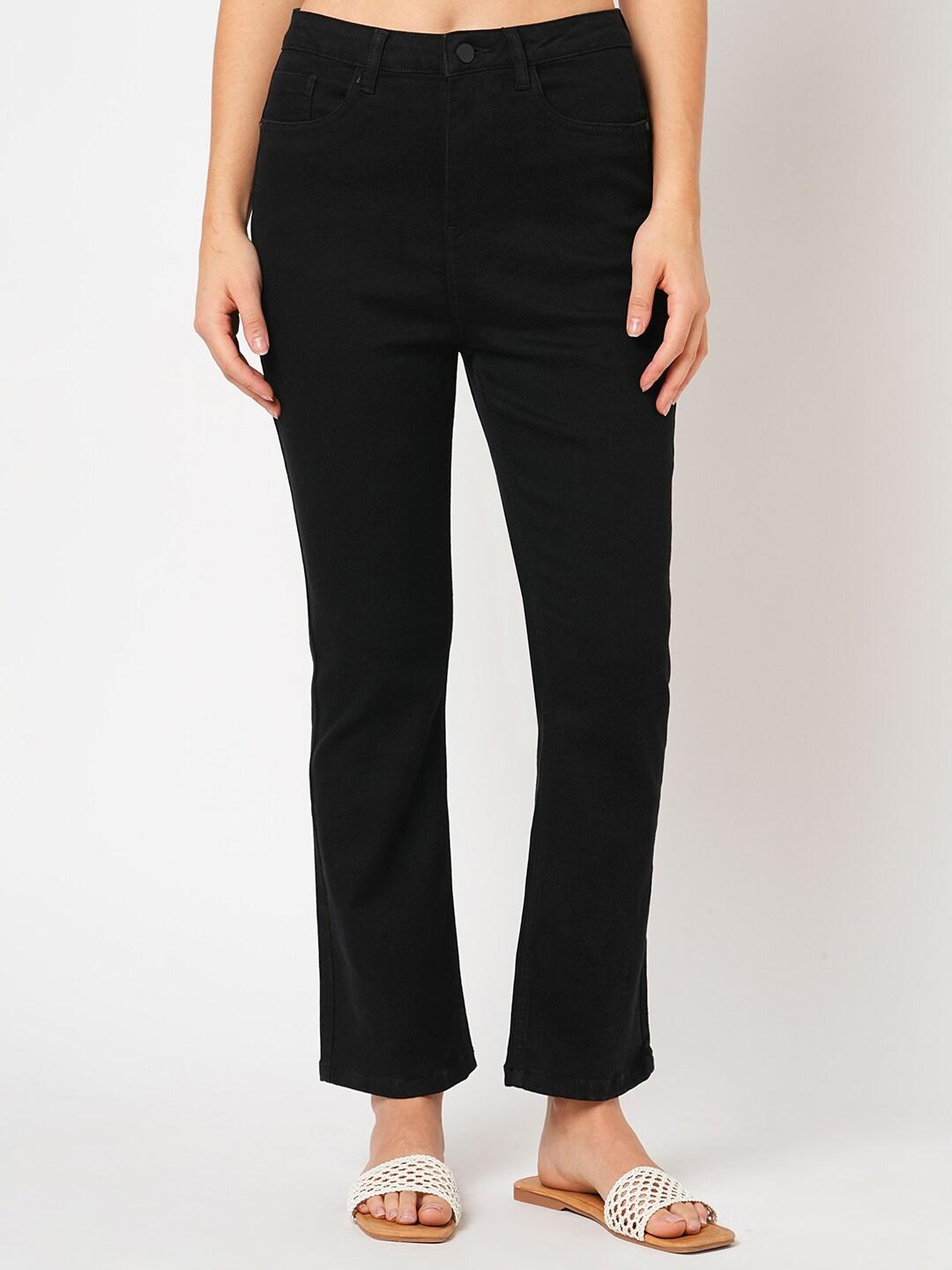 Harvard Women Straight Fit High-Rise Stretchable Jeans