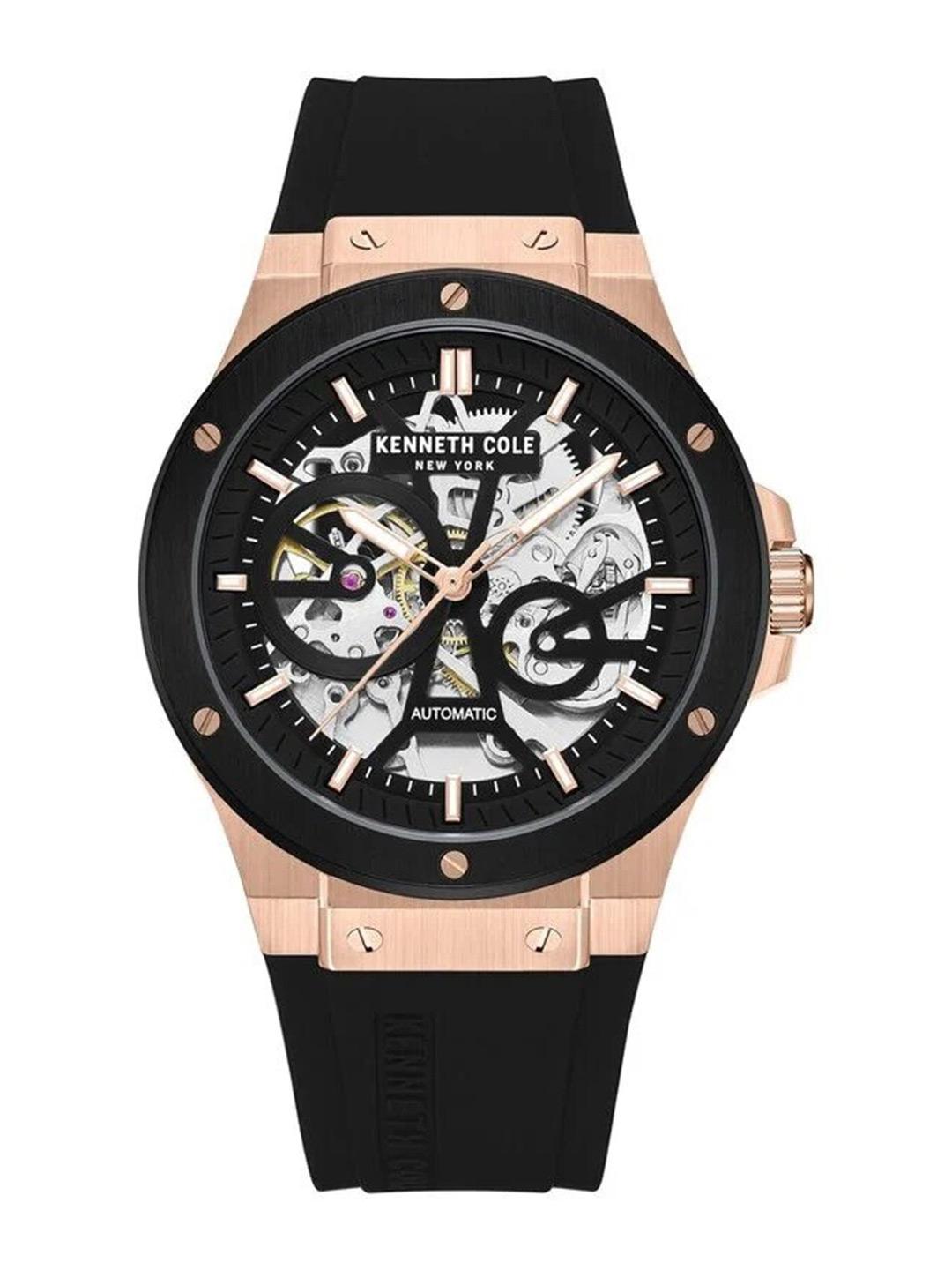 Buy Kenneth Cole Automatic With Black Dial Watch For Men Kcwgz0063902mn ...