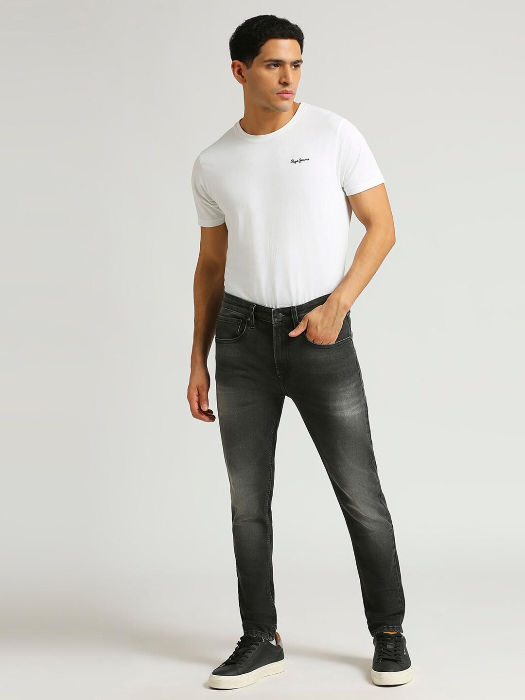 Pepe Jeans Men Skinny Fit Clean look Light Fade Stretchable Jeans