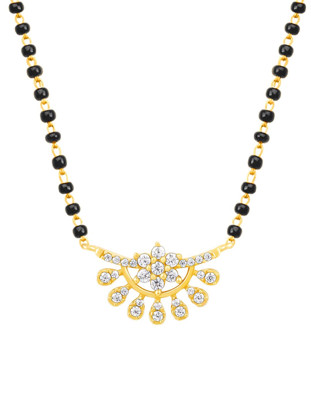 Buy GIVA Gold Plated 925 Sterling Silver Beaded Mangalsutra - - Accessories for Women