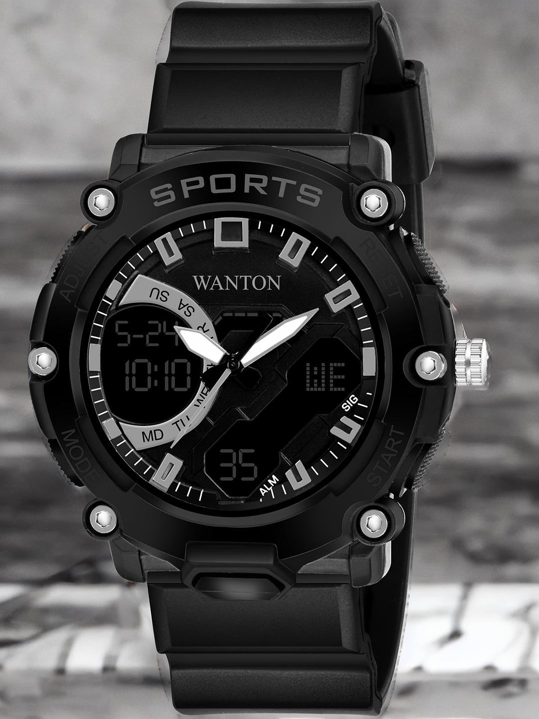 Wanton Watch Buy WANTON Men Straps Analogue Multi Function Watch 1258 Black ...