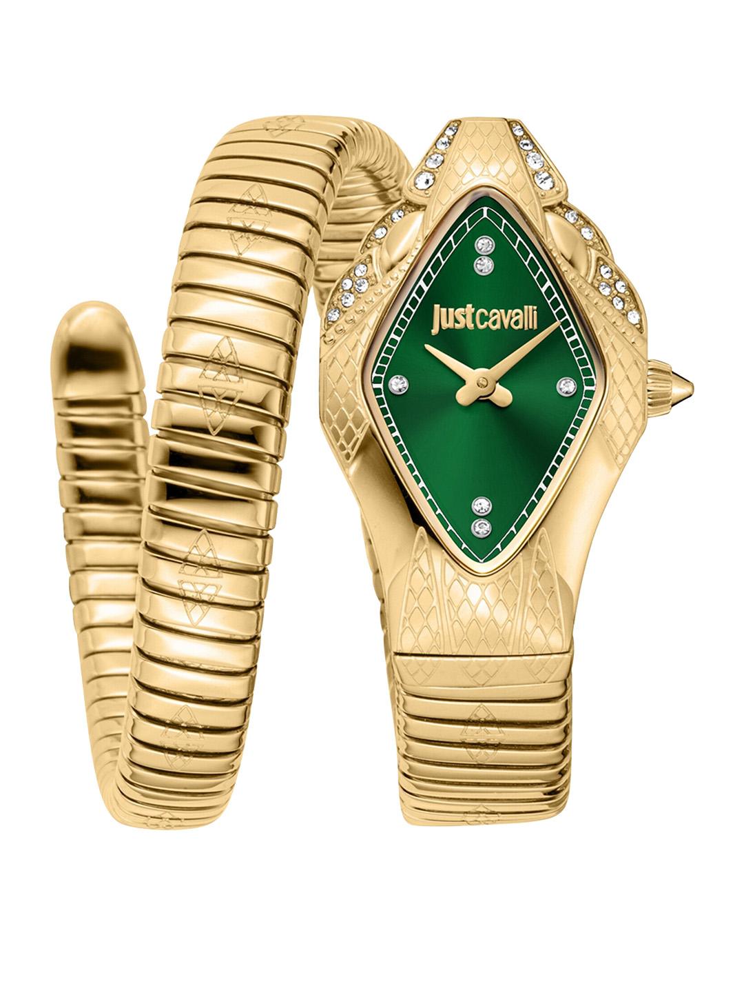 Buy Just Cavalli Women Stainless Steel Wrap Around Analogue Automatic Watch JC1L306M0045 -  - Accessories for Women