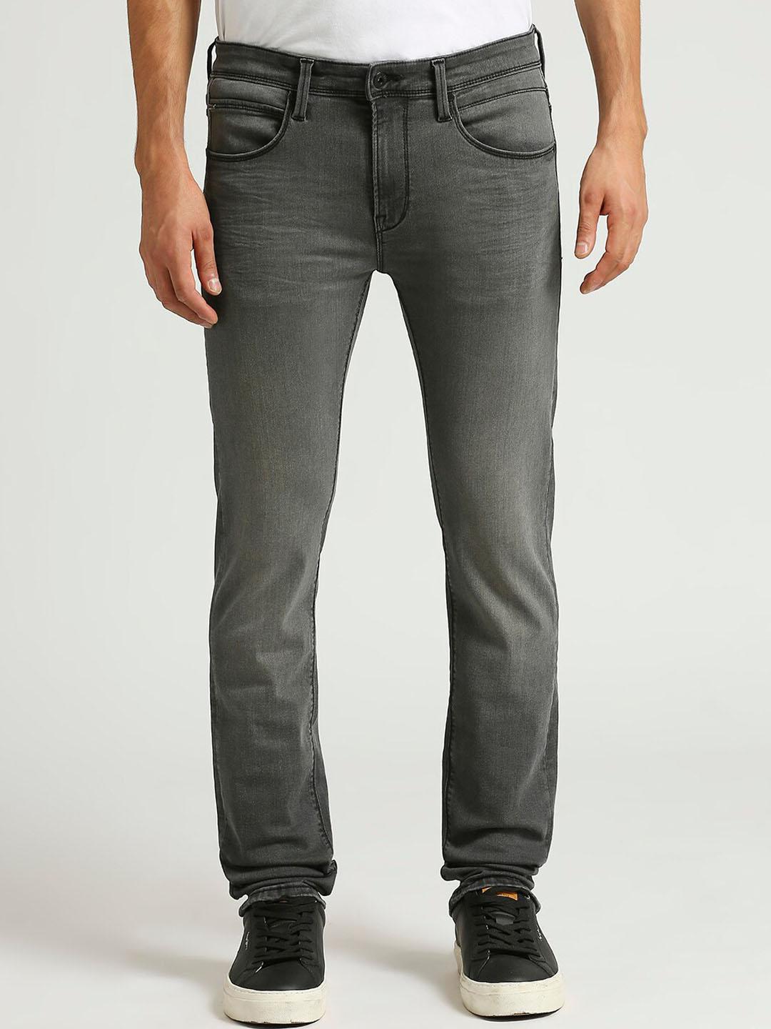 Pepe Jeans Men Slim Fit Mid-Rise Clean Look Stretchable Jeans