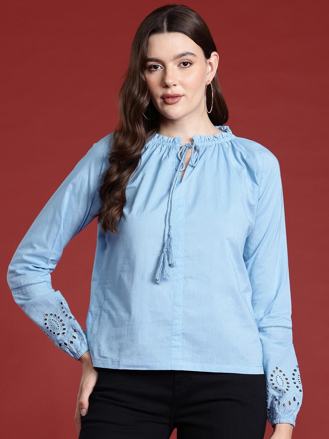 ALWAYS ABOUT YOU WOVEN TOP