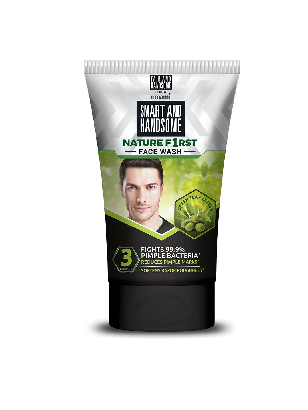 Smart and Handsome Men Nature First Healthy Radiance Face Wash with Gr