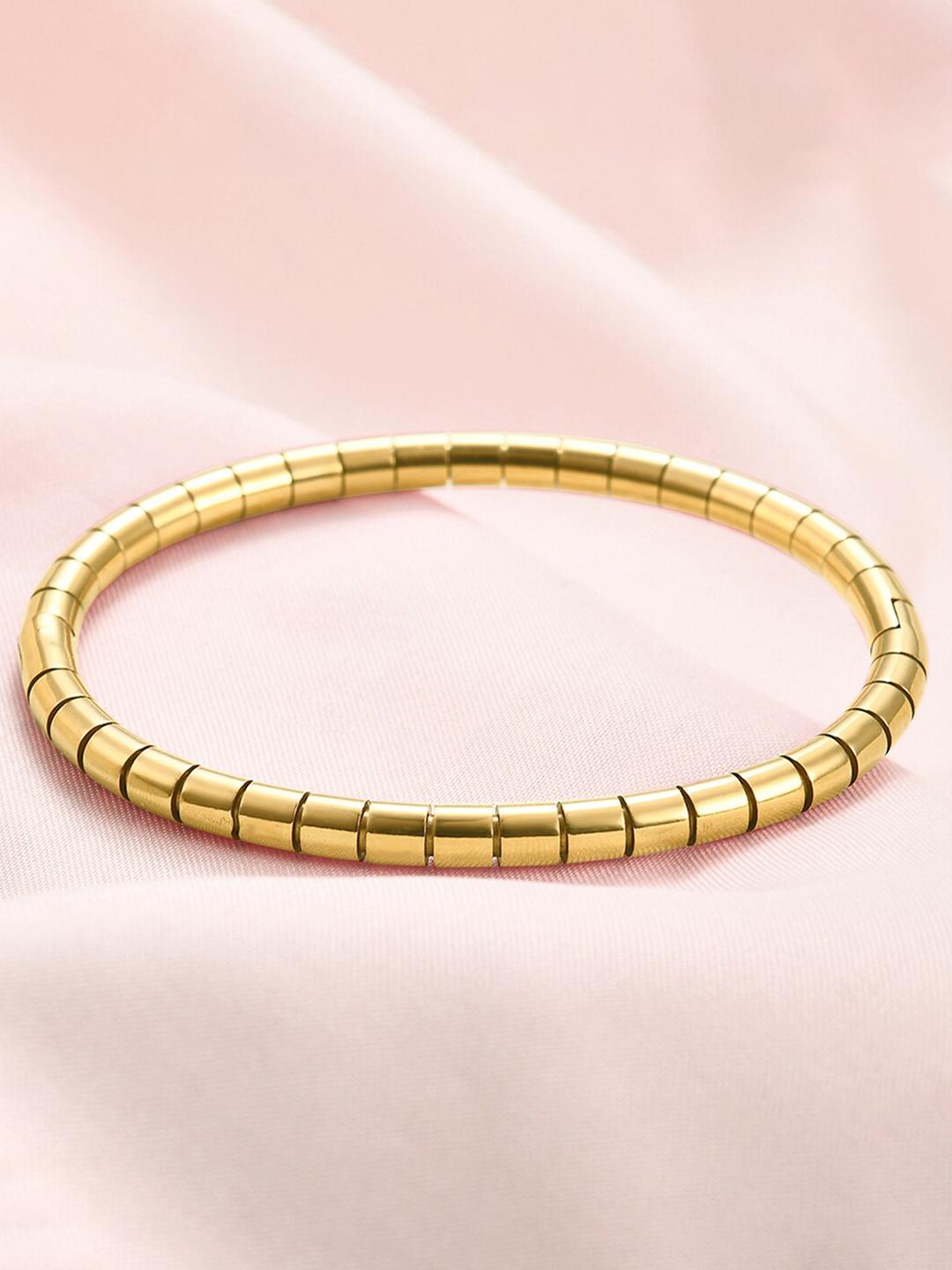 Buy Peora Women Gold Plated Kada Bracelet - - Accessories for Women