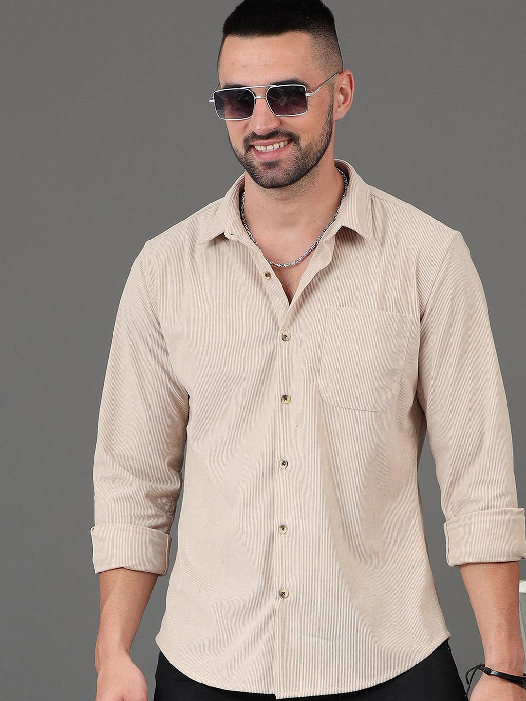 HERE&NOW Slim Fit Long Sleeves Casual Shirt