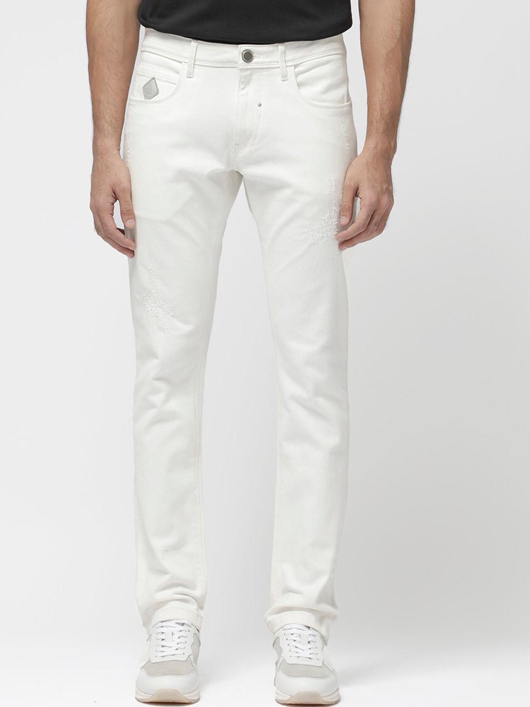 RARE RABBIT Men Astro Slim Fit Mid Rise Stretchable Jeans