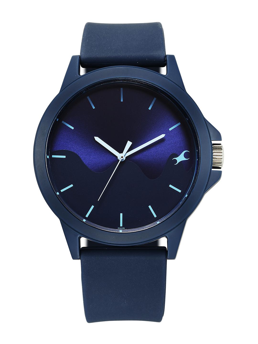 Buy Fastrack Tees Wanderlust Quartz Analog With Midnight Blue Dial Unisex Watch Nt38024pp72w - - Accessories for Unisex