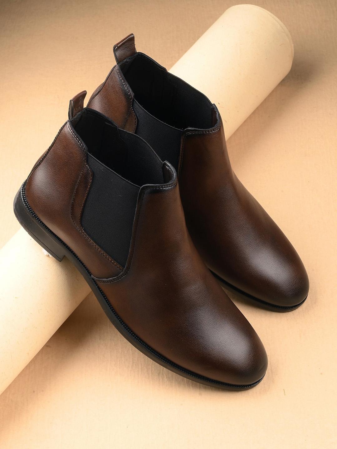 Buy The Lifestyle Co. Men Block Heeled Chelsea Boots - - Footwear for Women