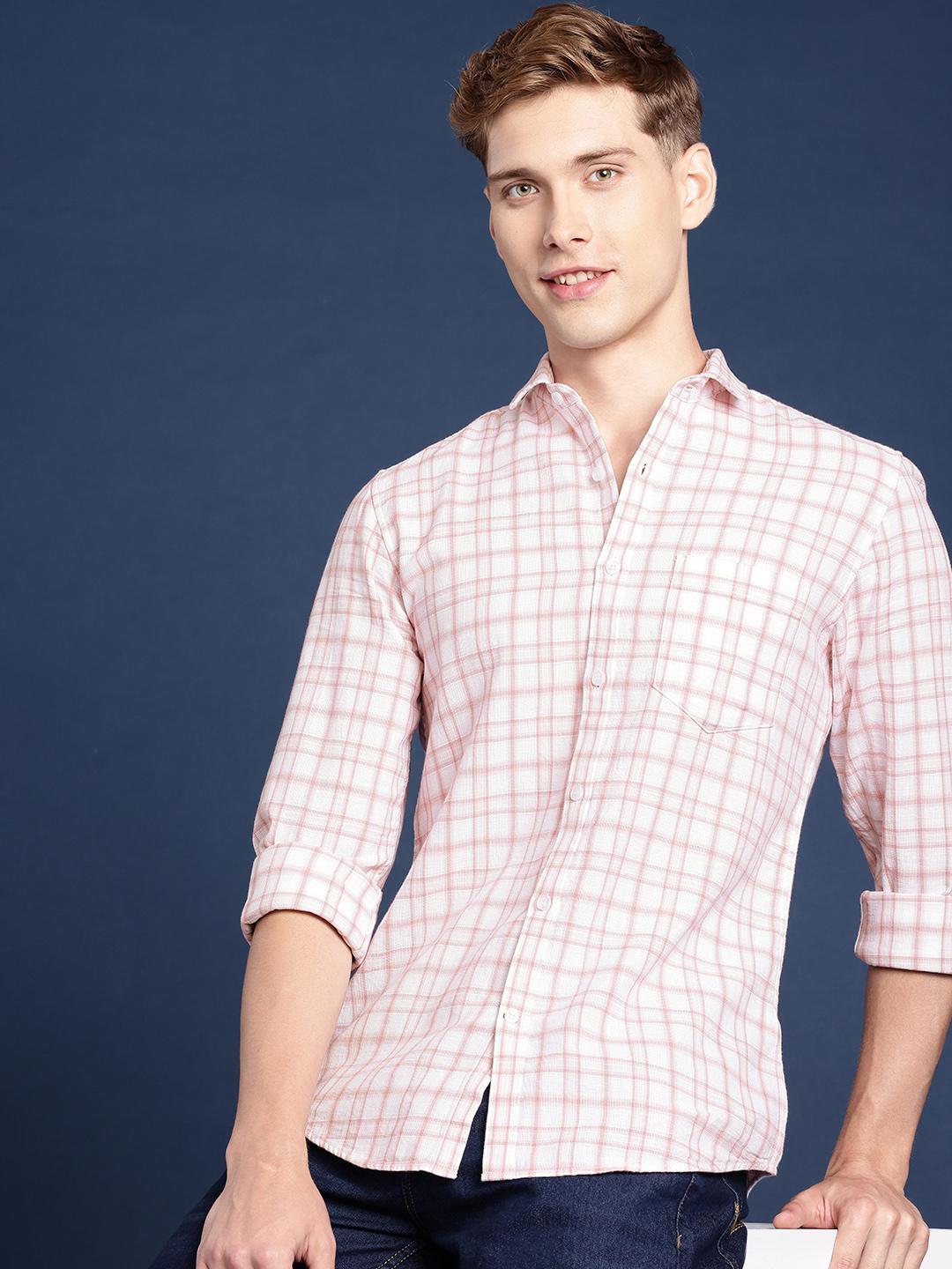 Mast & Harbour Men Standard Checked Casual Shirt