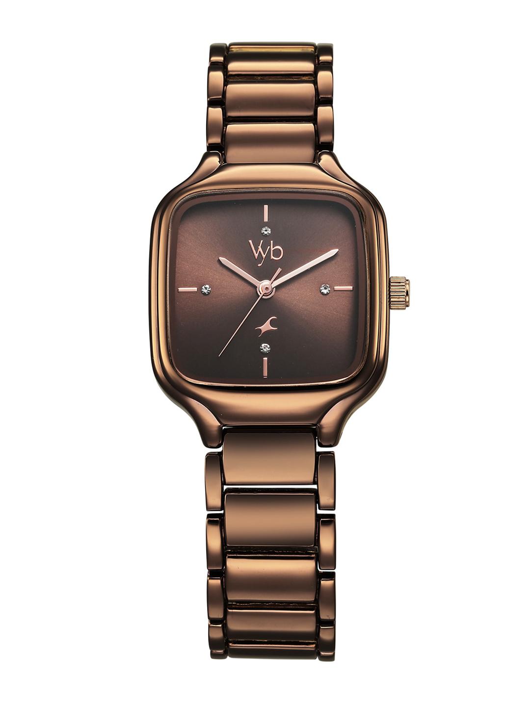 Vyb Buy Fastrack Vyb Minimalist Quartz Analog With Brown Dial Watch For ...