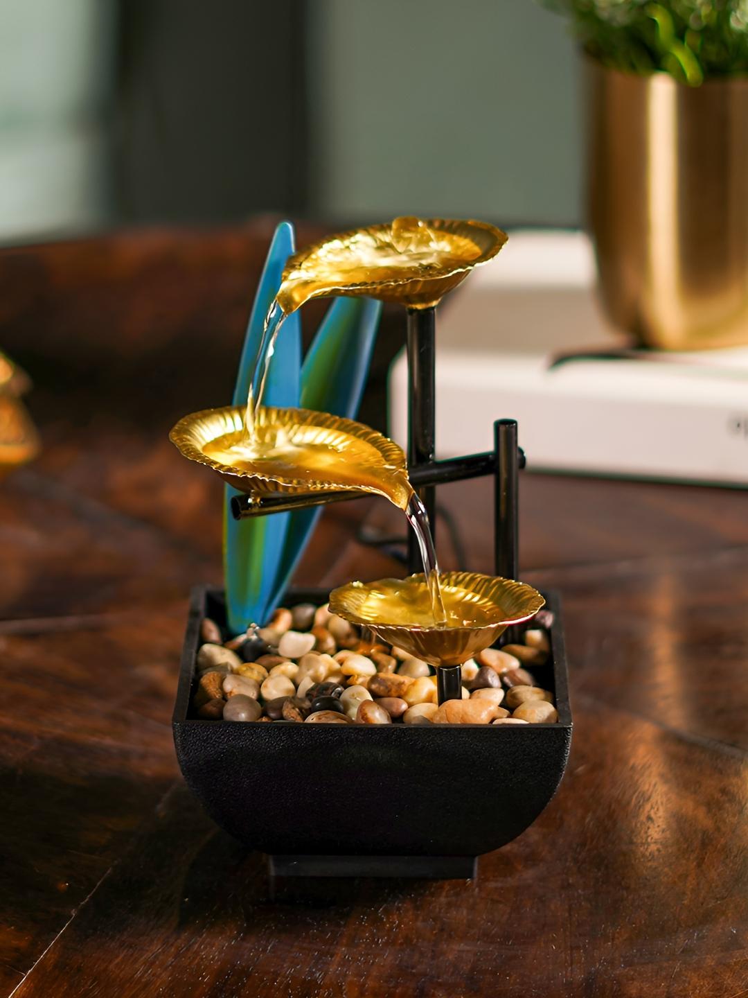 Buy THE ARTMENT Green & Black ZenLeaf Serenity Fountain - Fountains for ...
