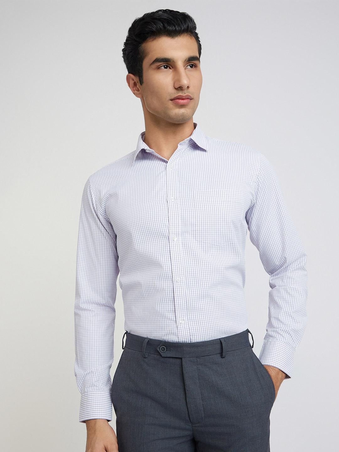 Buy Park Avenue Slim Fit Checked Formal Shirt - Shirts for Men 28553576