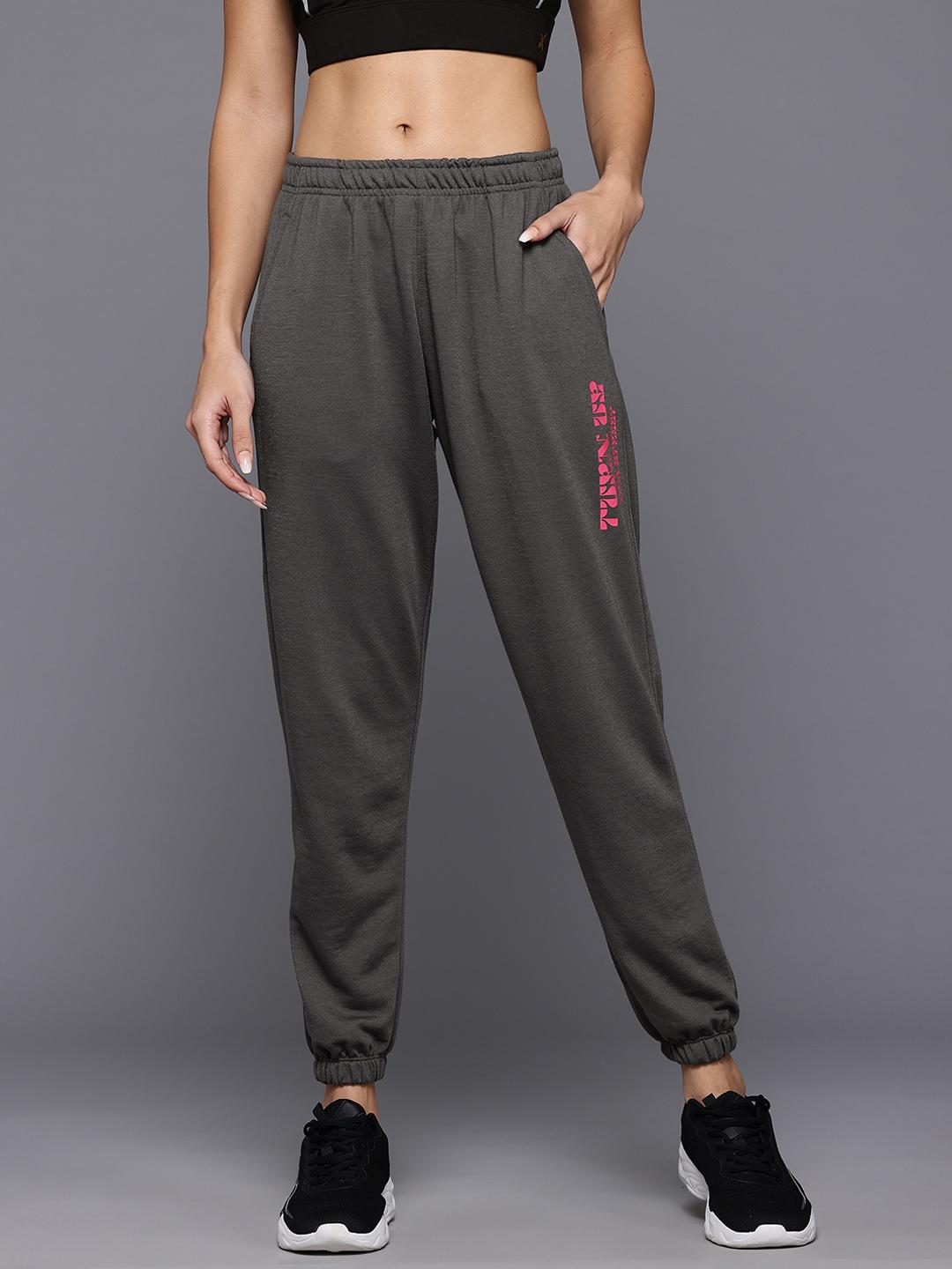 Buy HRX By Hrithik Roshan Women Regular Fit Joggers - Track Pants for ...