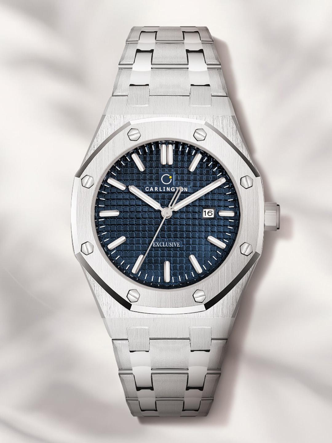 CARLINGTON Men Bracelet Style Watch 8866 Steel Blue - Image 1
