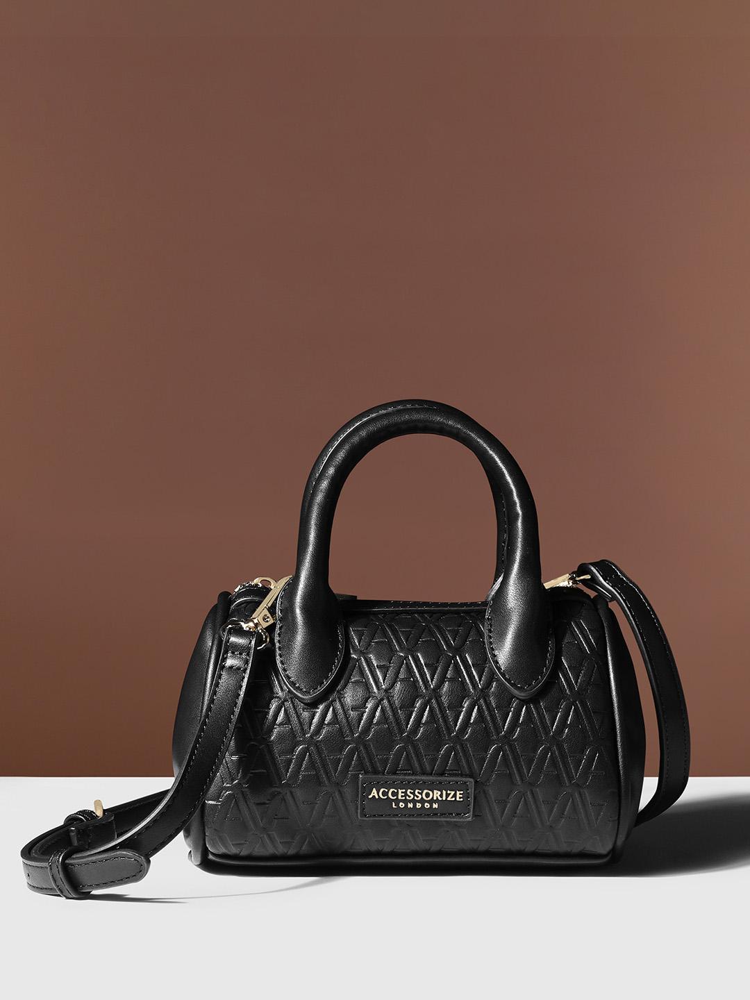 Buy Accessorize Textured Bowling Handheld Bag With Quilted - - Accessories for Women