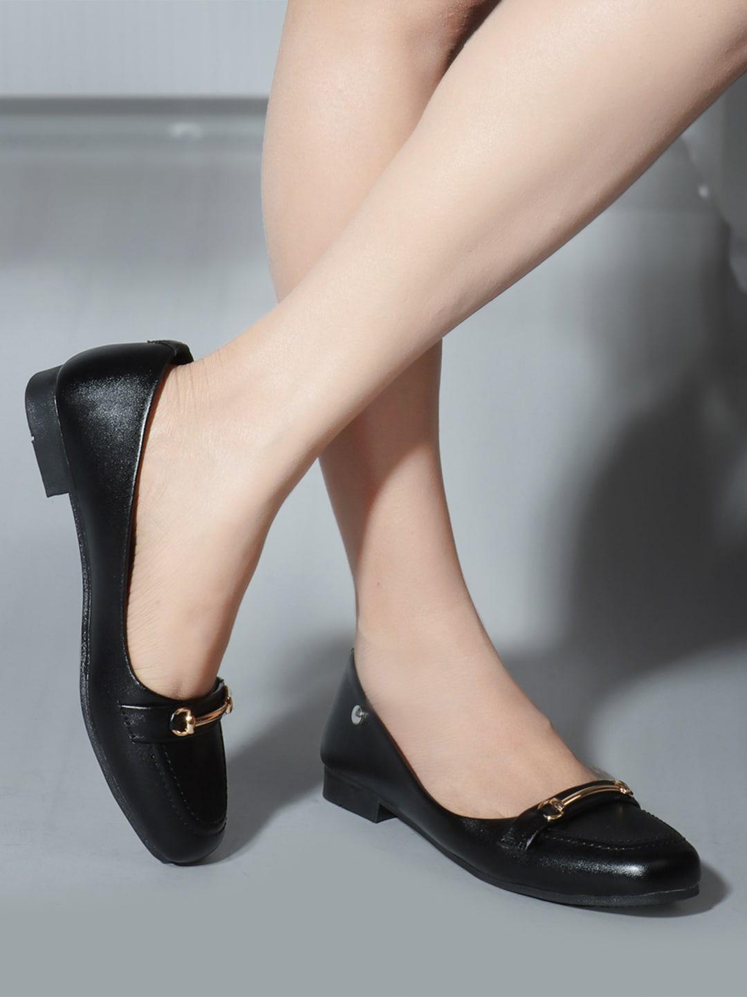 Buy Carlton London Buckle Detailed Ballerinas - - Footwear for Women