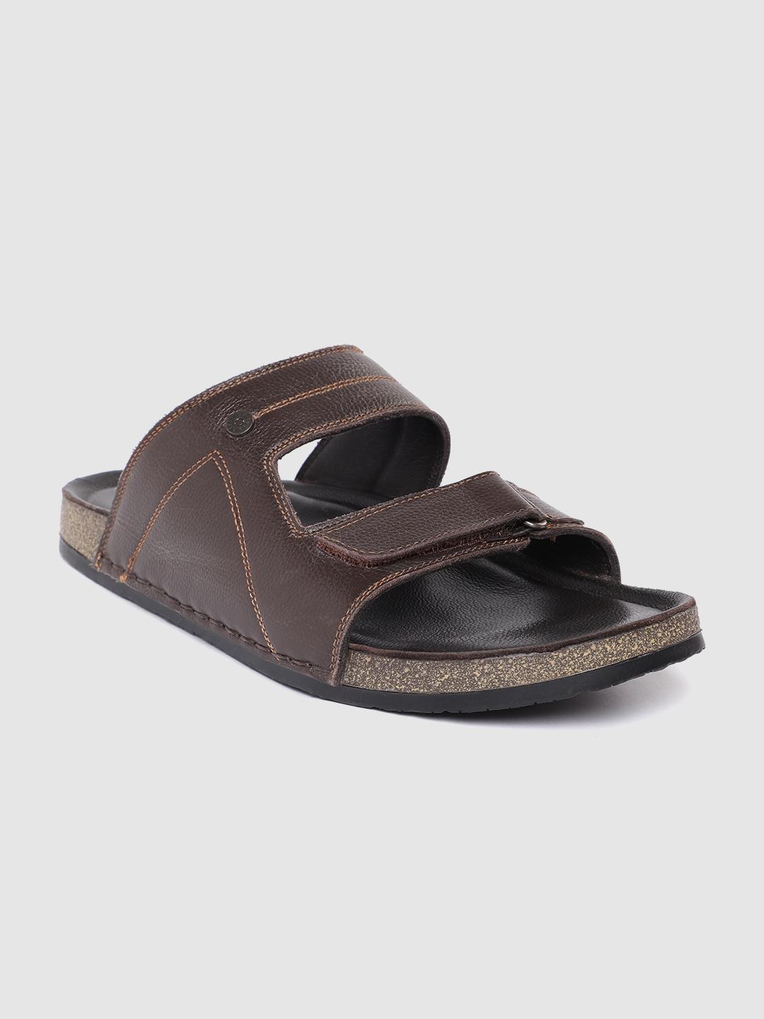 Buy Lee Cooper Men Leather Comfort Sandals - Sandals for Men 28873036 ...