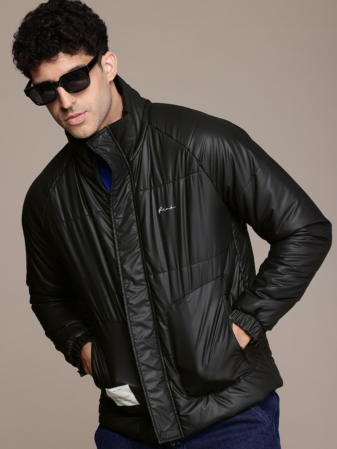 FCUK Mock Collar Long Sleeves Padded Jacket