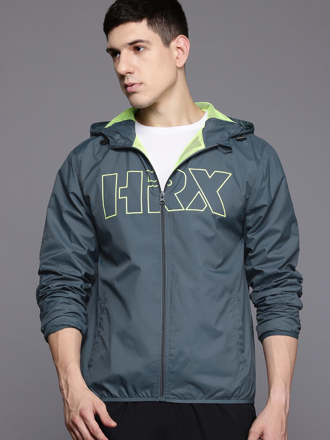HRX by Hrithik Roshan Printed Rapid-Dry Training Jacket - Image 1