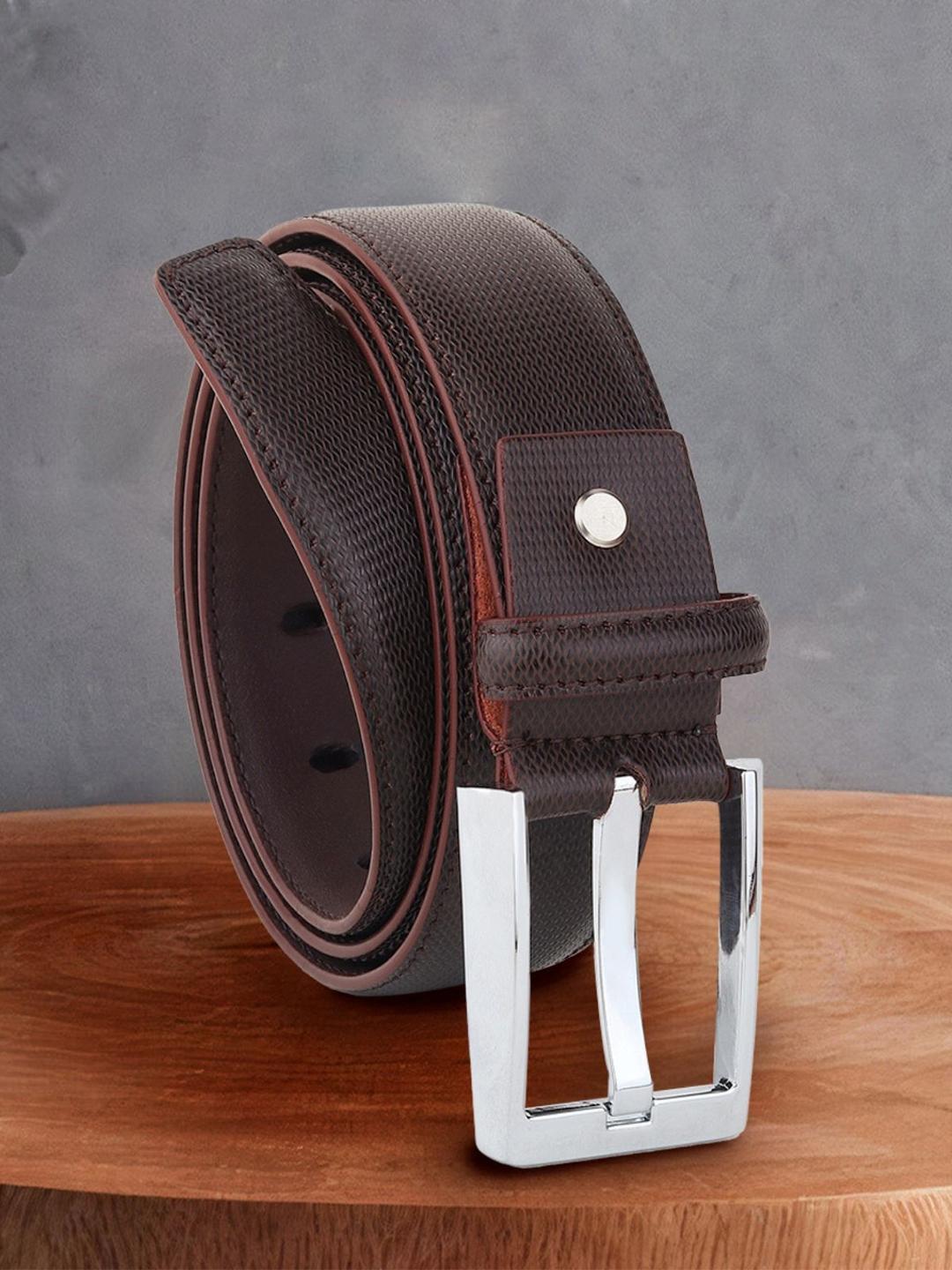 Buy Pacific Gold Men Textured Belt - - Accessories for Men