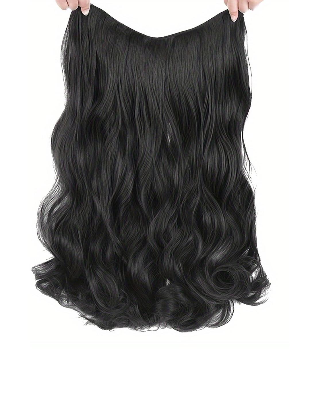 Buy CHRONEX Curly Wavy 5 Clip In Hair Extension   Natural Black -  - Personal Care for Women
