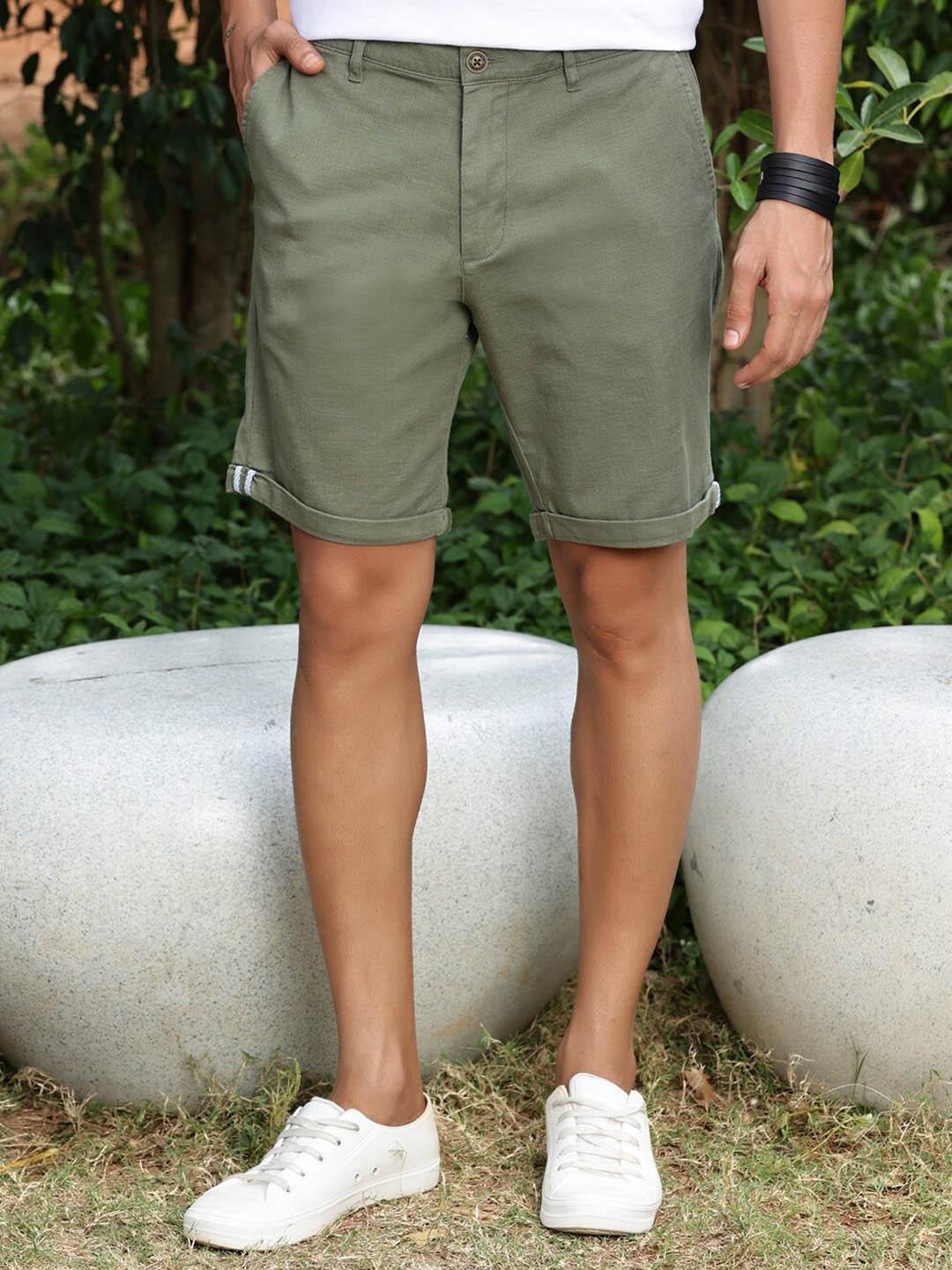 Buy Mast & Harbour Men Slim Fit Chino Shorts - Shorts for Men 29262934 ...