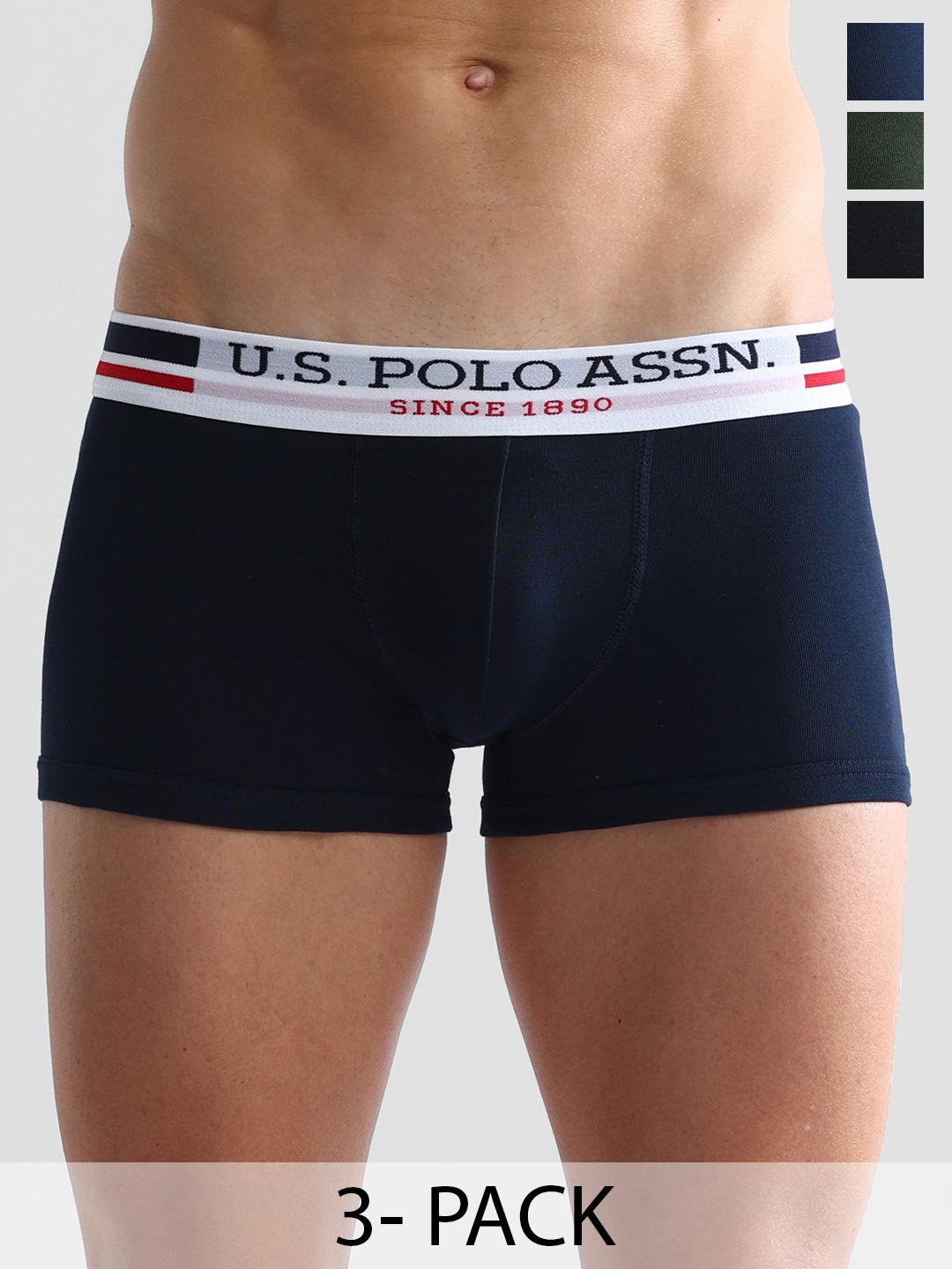 U.S. Polo Assn. Pack of 3 Mid Rise Trunk I641-ONZ-P3 - Image 1