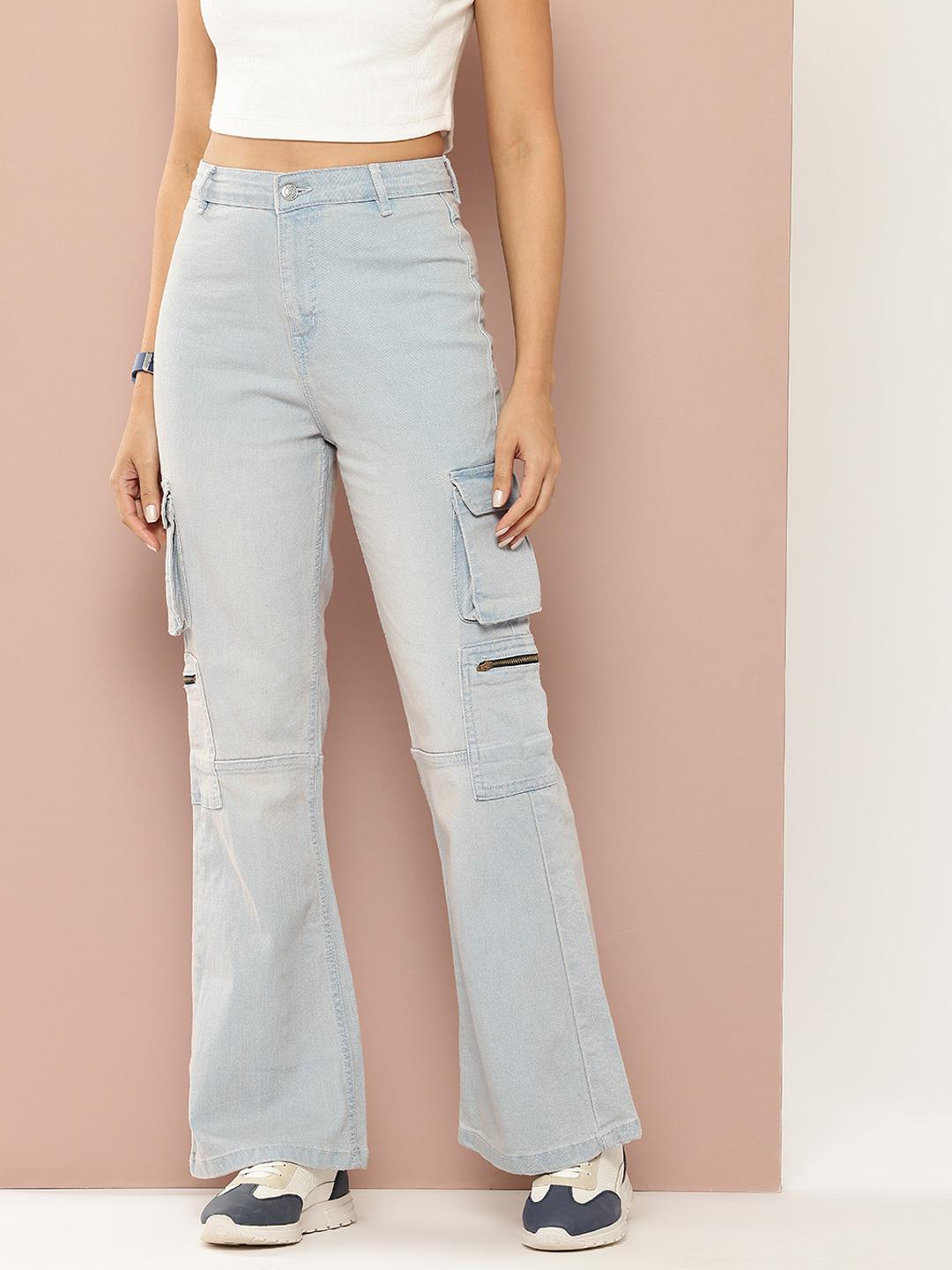 Harvard Women Flared High-Rise Stretchable Jeans