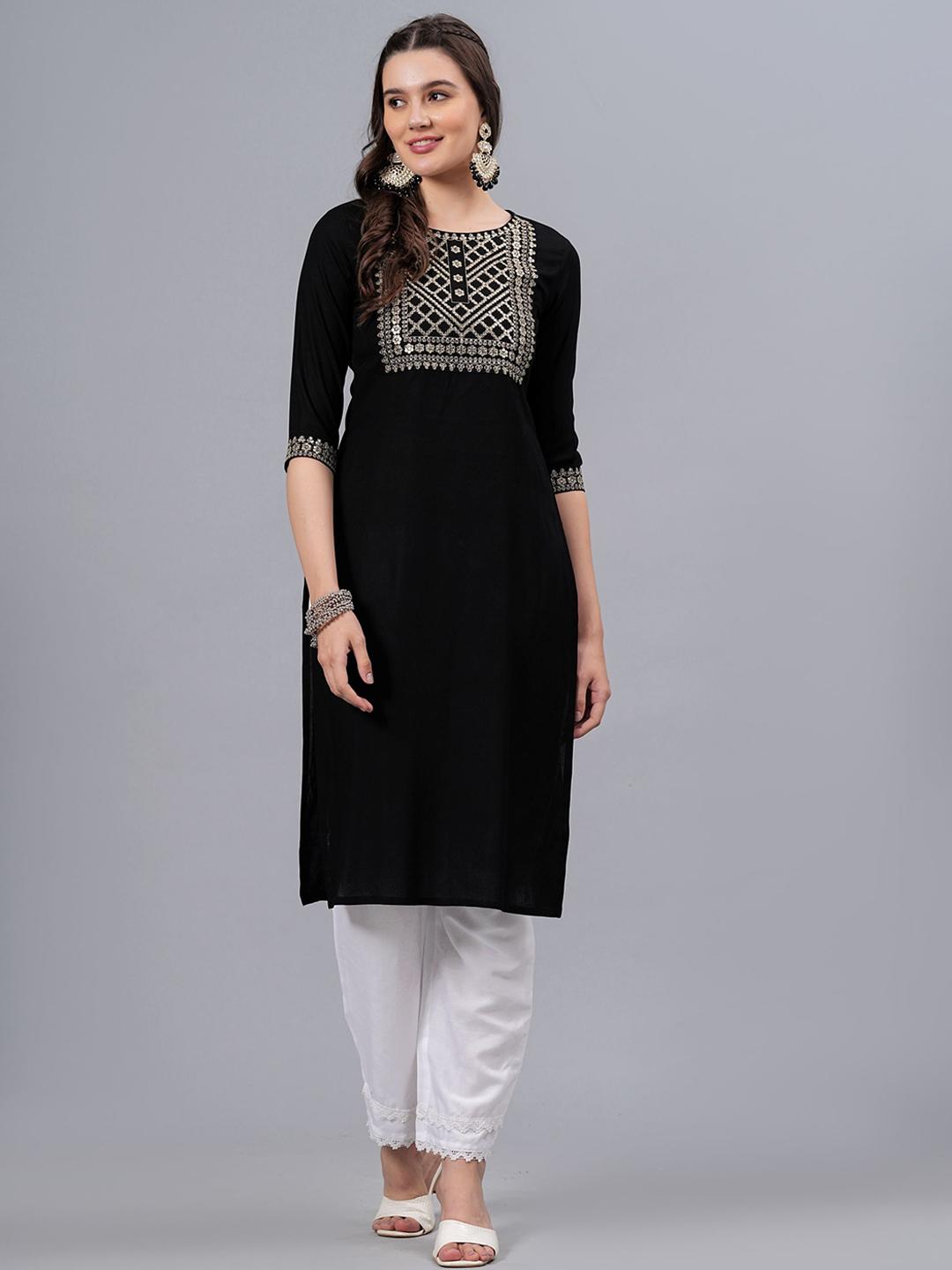 Buy NEW4U Women Thread Work Kurta - Kurtas for Women 29611016 | Myntra