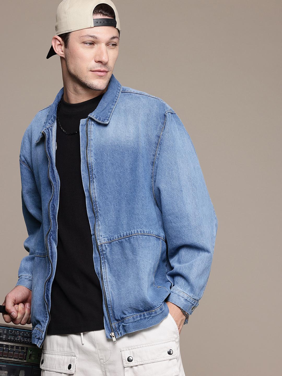 The Roadster Life Co. Pure Cotton Oversized Denim Truckers Jacket