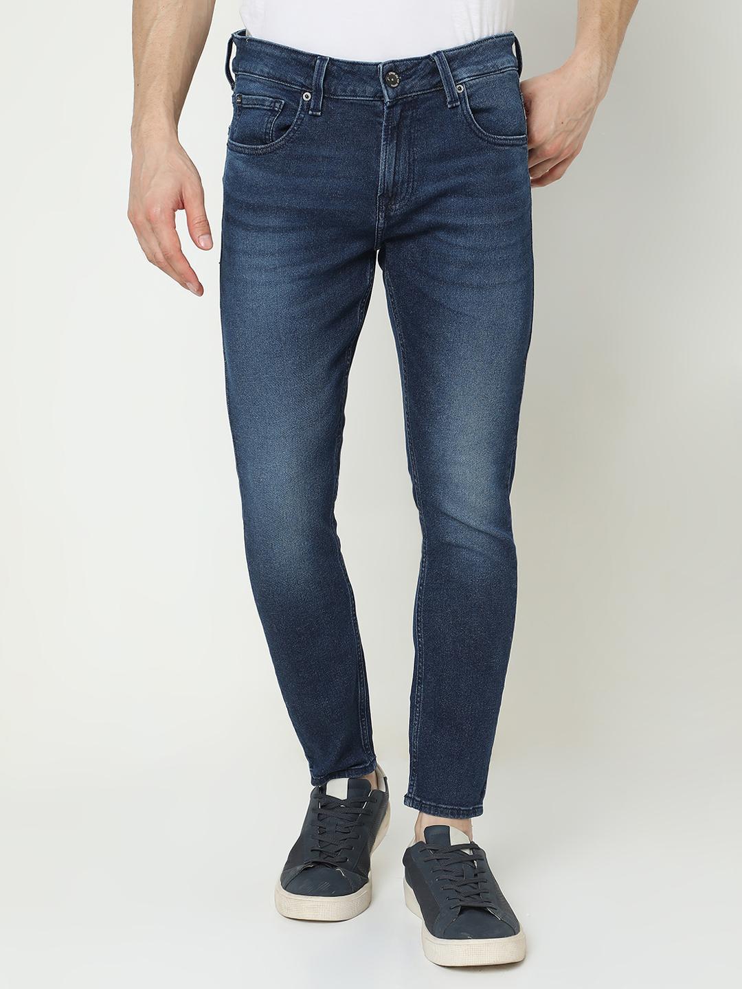 SPYKAR Men Kano Slim Fit Light Fade Stretchable Jeans