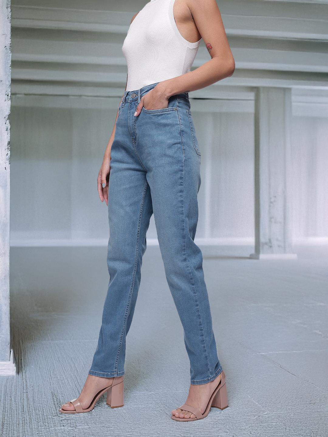 French Connection Women Slim Fit Light Fade Stretchable Jeans