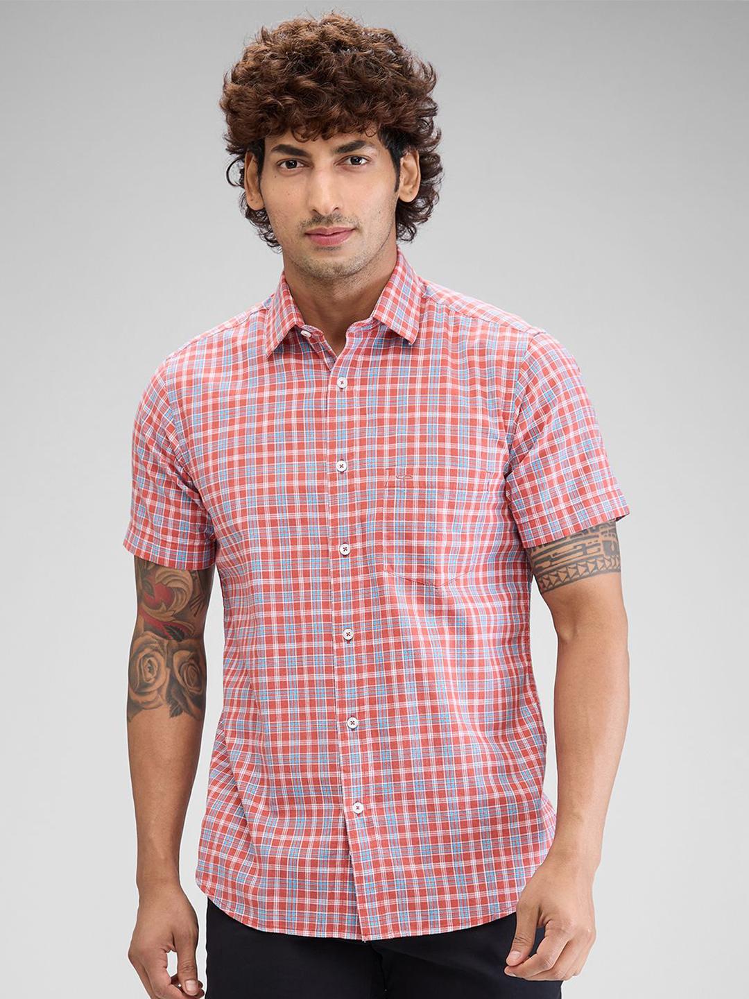 ColorPlus Men Tartan Checks Opaque Checked Casual Shirt