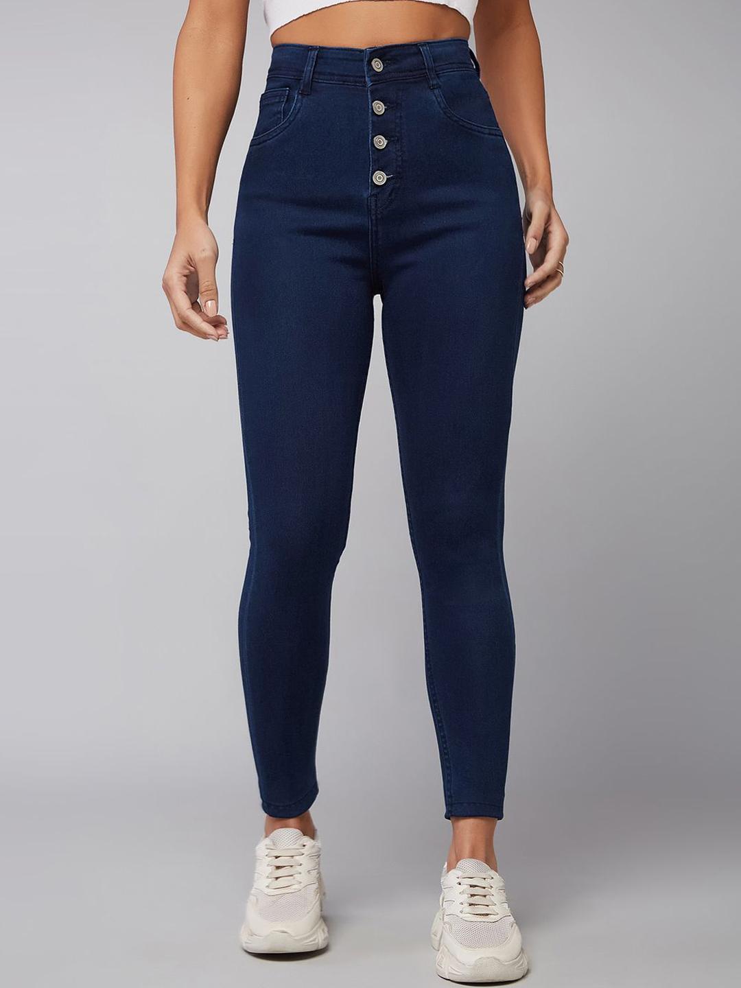 The Roadster Lifestyle Co Election Day No Fade Skinny Fit Stretchable Jeans