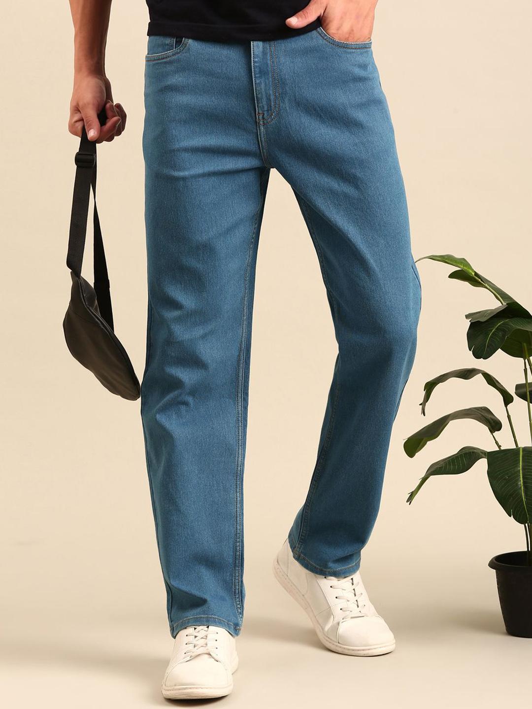 Mast & Harbour Men Straight Fit Stretchable Jeans