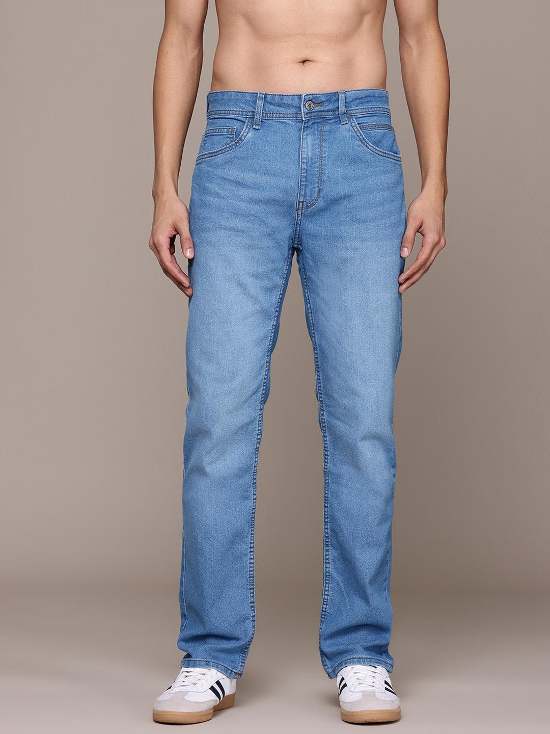 The Roadster Lifestyle Co. Men Regular Fit Mid-Rise Stretchable Jeans