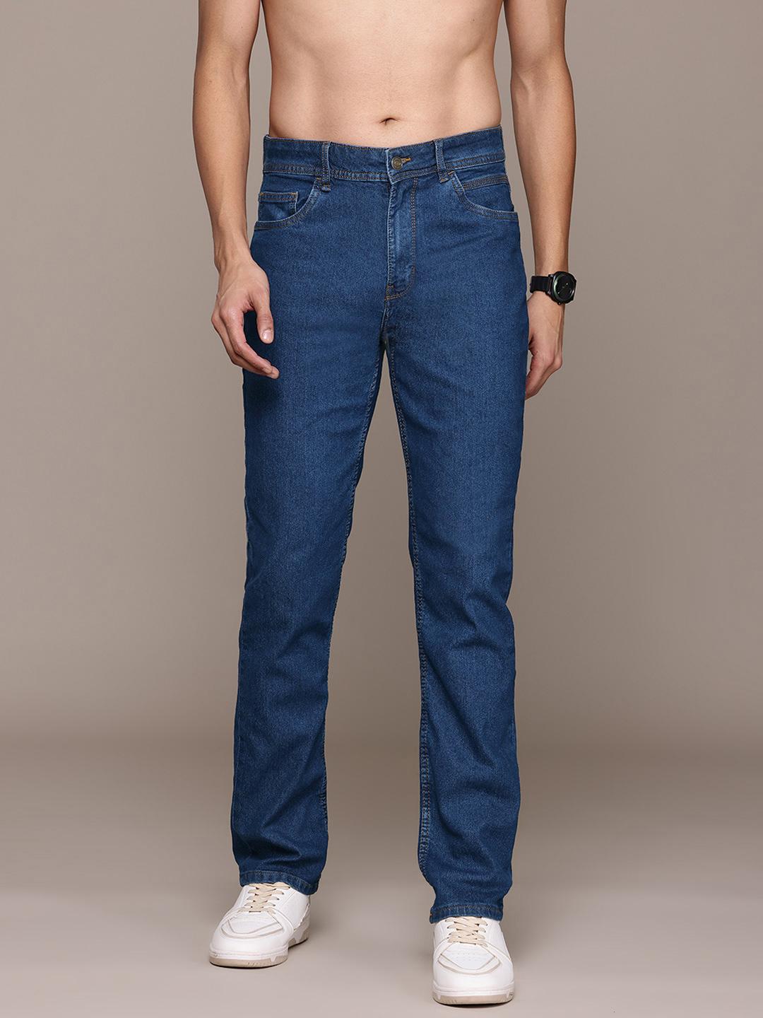The Roadster Lifestyle Co. Men Regular Fit Mid-Rise Stretchable Jeans