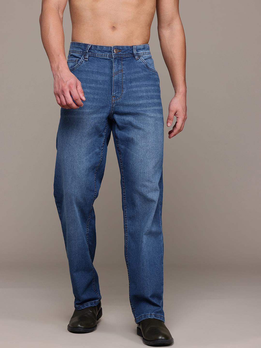 The Roadster Lifestyle Co. Men Straight Fit Stretchable Jeans