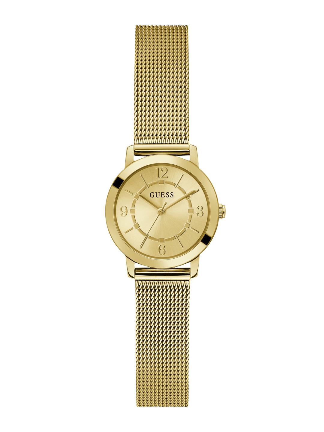 Buy GUESS Round 28mm Champagne Dial Analog Women Watch GW0666L2 - - Accessories for Women
