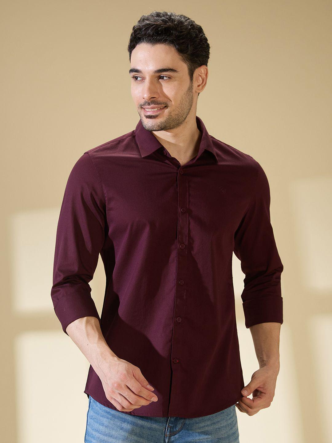 Being Human Men Slim Fit Opaque Casual Shirt