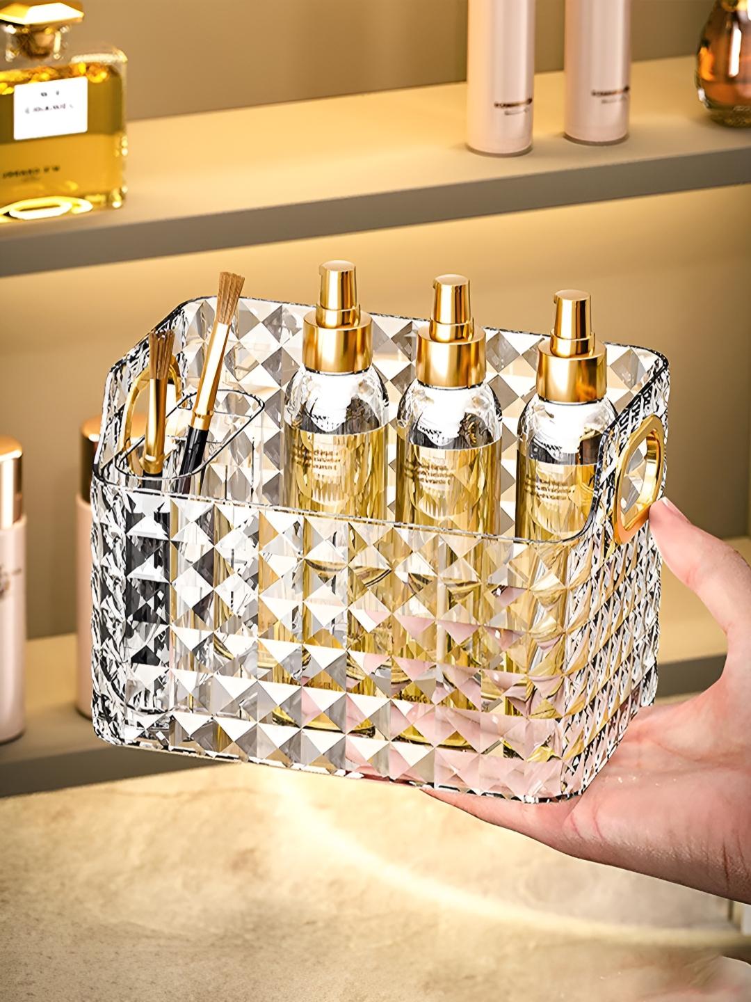 Buy Kuber Industries Transparent Regular Crystal Finishing Makeup ...