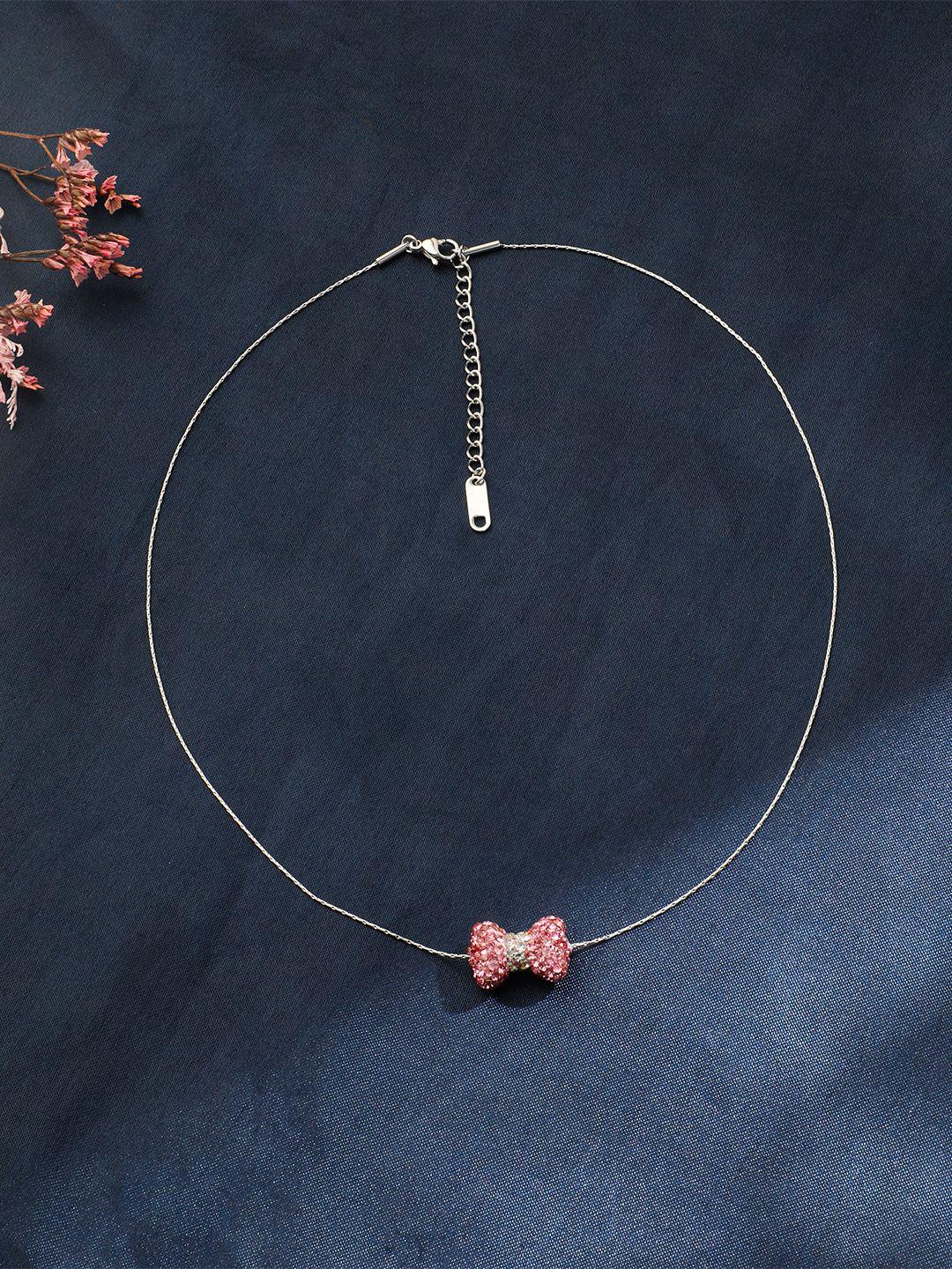 Buy EL REGALO Bow Stone Studded Chain -  - Accessories for Women