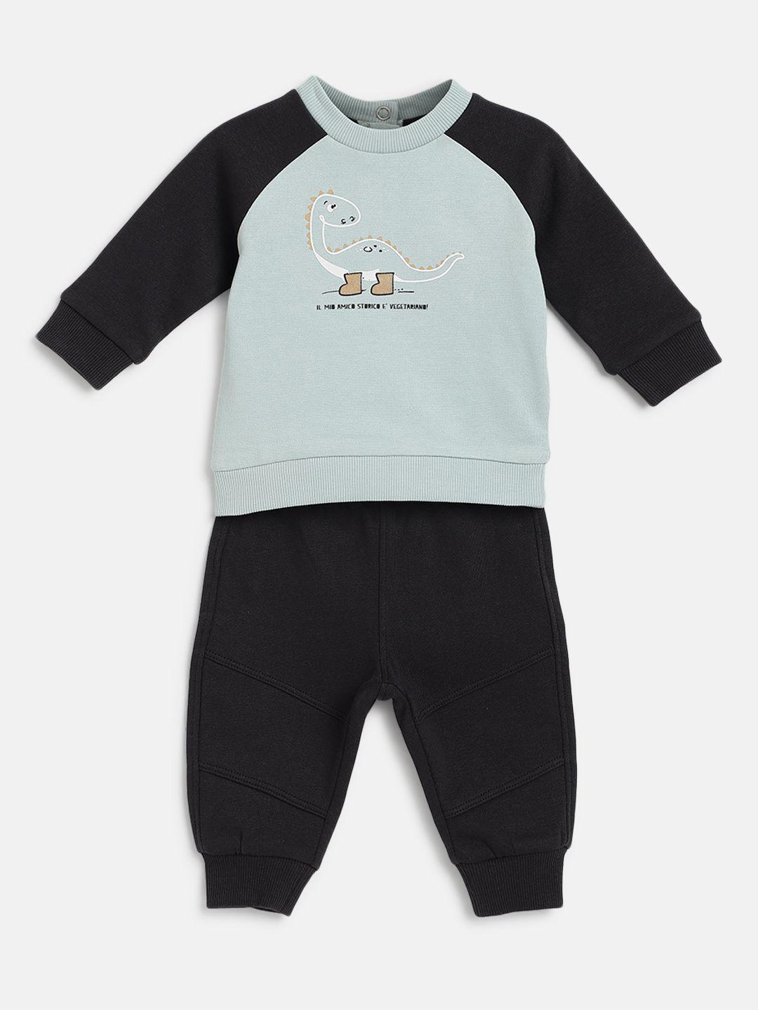 Buy Chicco Boys Printed Pure Cotton Sweatshirt With Trouser - - Apparel for Boys